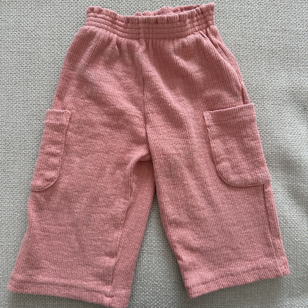 Zara Pink Baby Wide Leg Pants